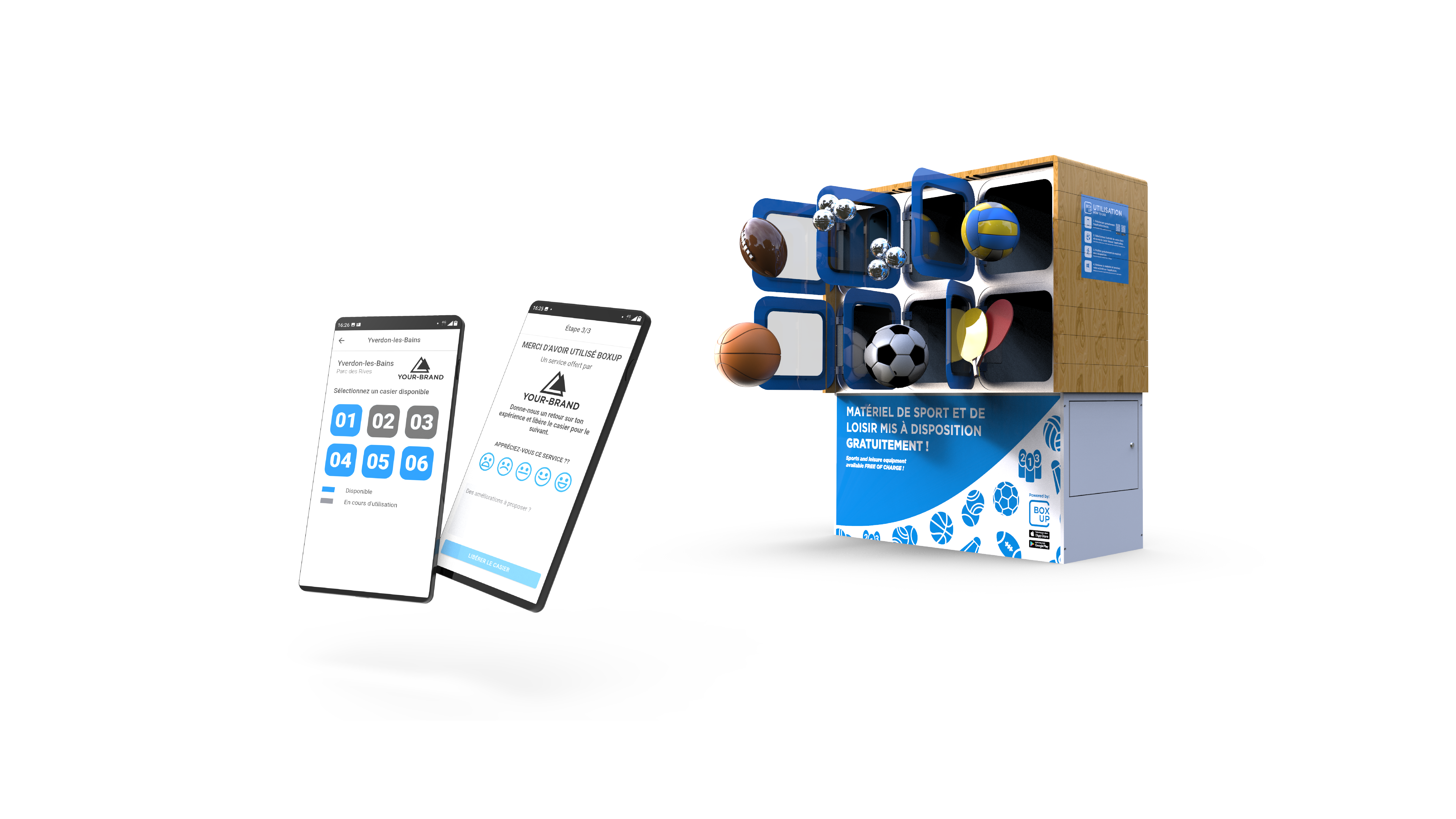 BoxUp casier avec objets