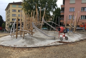 Lausanne - Ecole de Chandieu - en construction