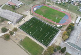 Monthey, terrain de foot & rugby