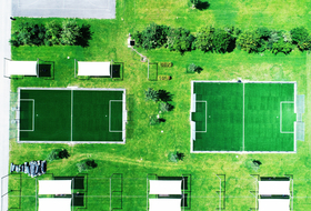 Terrain de football, parc des Rives Yverdon-les-Bains