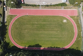 Piste d'athlétisme d'échauffement de la Pontaise