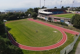 Piste d'athlétisme d'échauffement de la Pontaise