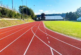 Piste d'athlétisme d'échauffement de la Pontaise