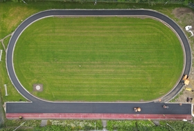 Piste d'athlétisme d'échauffement de la Pontaise