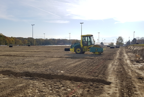 Gland_terrassement_rouleau pieds de mouton