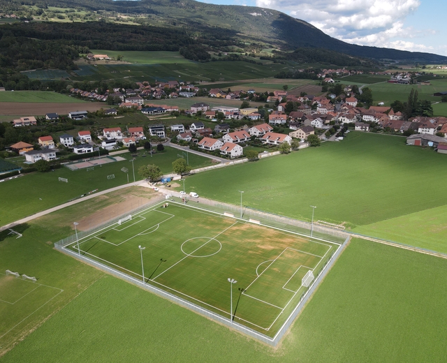 Champagne vue aérienne