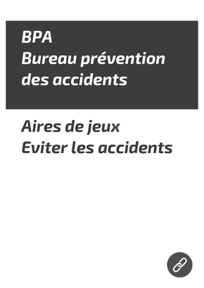 BPA Aires de jeux éviter les accidents