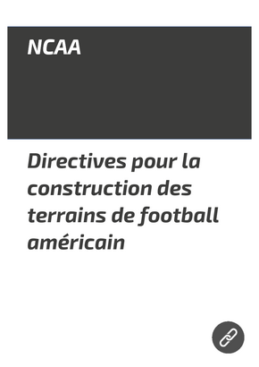 NCAA directives football américain