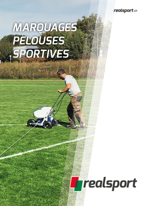 Peinture de marquage des terrains de football naturels