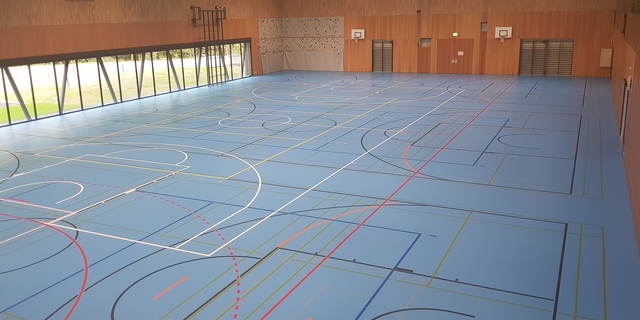 Salle omnisports triple