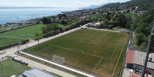 Terrain de football synthétique de Hauterive