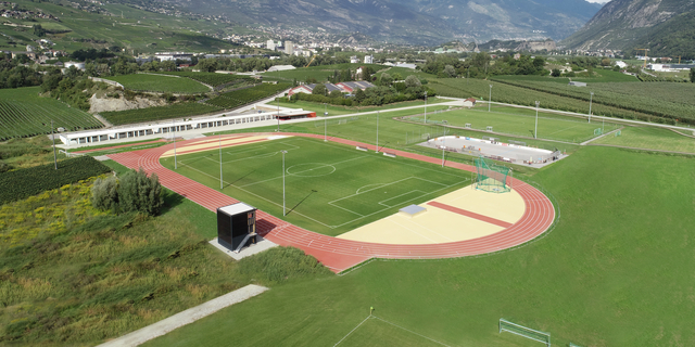 Piste d'athlétisme Ecossia de Sierre