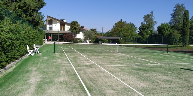 Court de tennis privé