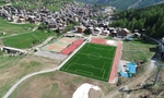 Rénovation d'un terrain de football Saas Fee