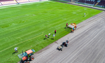 Stade de Genève entretien de la pelouse